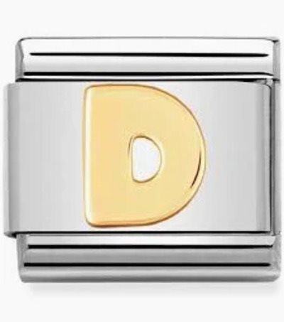 Charm Nomination in Oro giallo 030101 04 - 030101 04